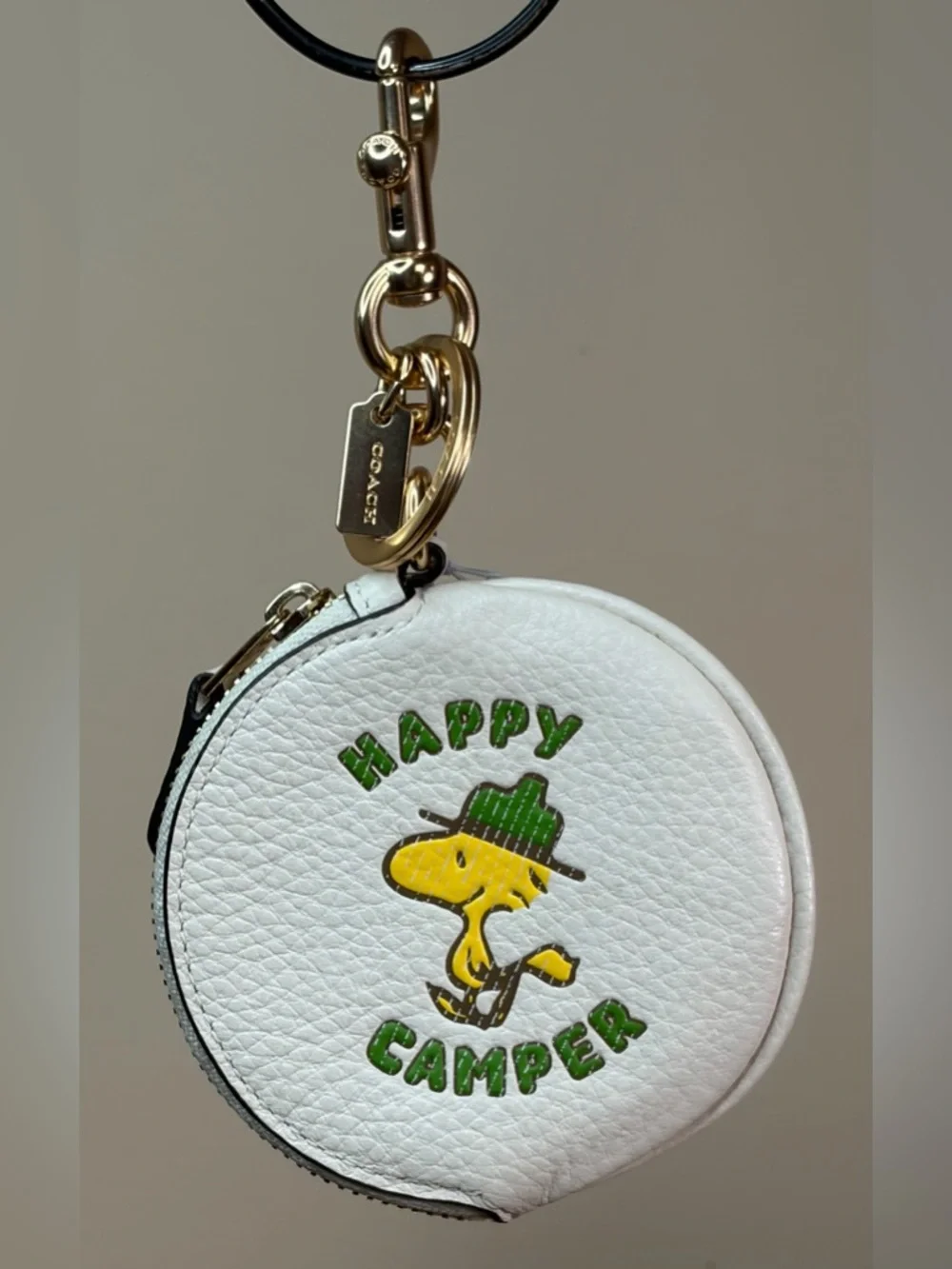 Coach x Peanuts Woodstock LE Circular Pouch Bag Charm C4318 NWT - Picture 12 of 12